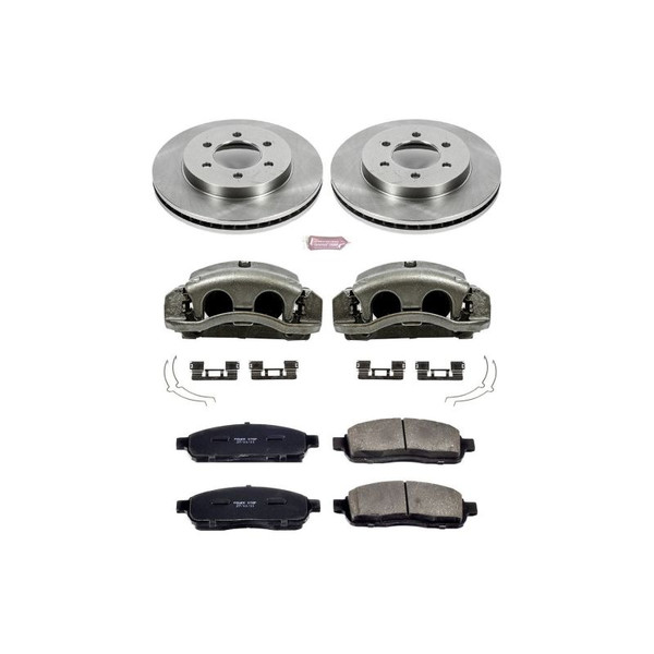 Power Stop 06-08 Lincoln Mark LT Front Autospecialty Kit w/Cals - KCOE1943A Photo - Primary