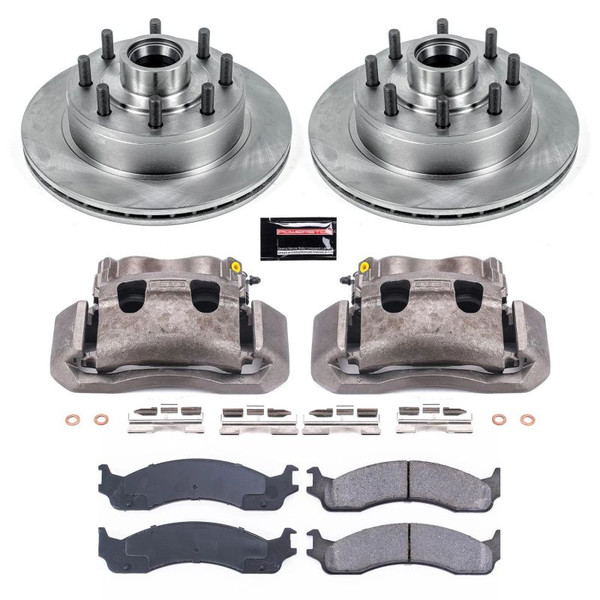 Power Stop 01-02 Ford E-350 Super Duty Front Autospecialty Kit w/Cals - KCOE5088A Photo - Primary
