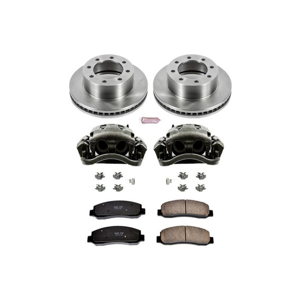 Power Stop 10-11 Ford F-350 Super Duty Front Autospecialty Kit w/Cals - KCOE5412 Photo - Primary