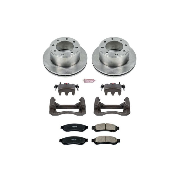 Power Stop 10-12 Ford F-350 Super Duty Rear Autospecialty Kit w/Cals - KCOE5578 Photo - Primary