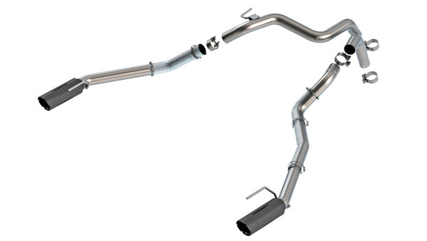 Borla 24-25 Ford Ranger Raptor 2.75in Tail Pipe Kit 4in Tip - Ceramic Black - 60743BRCB Photo - Primary