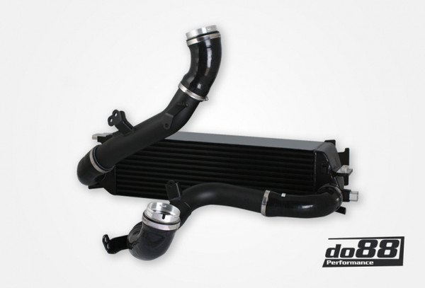 do88 Volvo S60/V60/XC60/V90/S90/XC90 (SPA) Diesel BigPack Intercooler Kit w/Black Hoses - BIG-260-D-S Photo - Primary