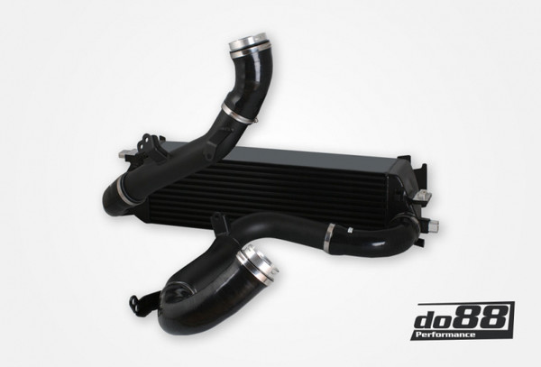 do88 Volvo S60/V60/XC60/V90/S90/XC90 (SPA) T6/T8 Hybrid BigPack Intercooler Kit w/Black Hoses - BIG-260-PT8-S Photo - Primary