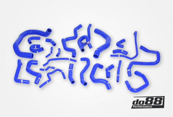 do88 Audi/Seat/Skoda/Volkswagen 1.8T/2.0T (MQB) Coolant Hoses (24 pcs) - Blue - DO88-KIT187B Photo - Primary