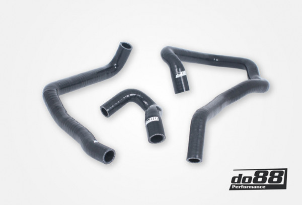 do88 Audi/Seat/Volkswagen 2.0T (MQB) Remote Radiator Coolant Hoses (Right) - Black - DO88-KIT189S Photo - Primary