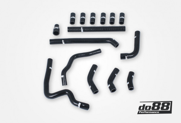 do88 02-04 Audi RS6 4.2L BiTurbo (C5) Crankcase Vent Hoses - Black - DO88-KIT192S Photo - Primary