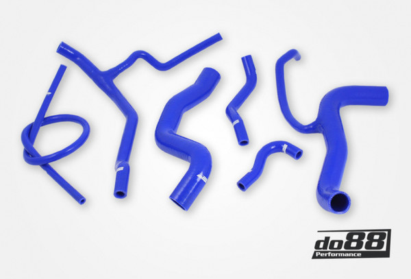 do88 Volvo 740 780 960 Turbo 16V Coolant Hoses Blue - DO88-KIT214B Photo - Primary
