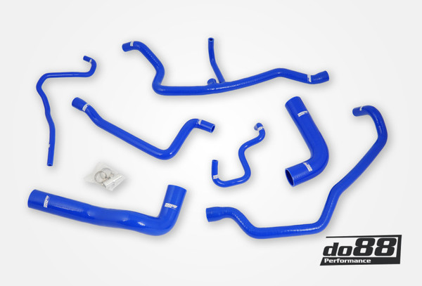 do88 91-96 BMW 525i/525ix (E34) Coolant Hoses - Blue - DO88-KIT221B Photo - Primary