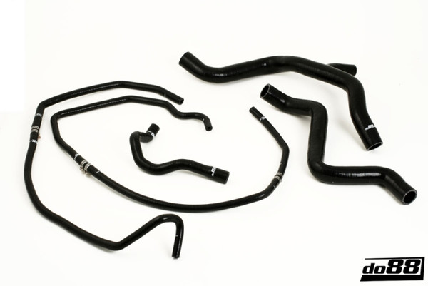 do88 Volvo C30/C70/S40/V50 Turbo 04-13 Coolant Hoses Black - DO88-KIT38S Photo - Primary