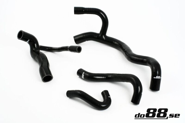 do88 92-96 Audi S2/RS2 2.2T (ABY/ADU) Radiator Hoses - Black - DO88-KIT54-ABY-S Photo - Primary