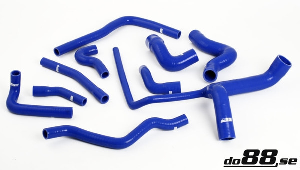 do88 91-97 Audi S4/S6/A6 2.2T C4 (AAN) Radiator Hoses - Blue - DO88-KIT97B Photo - Primary