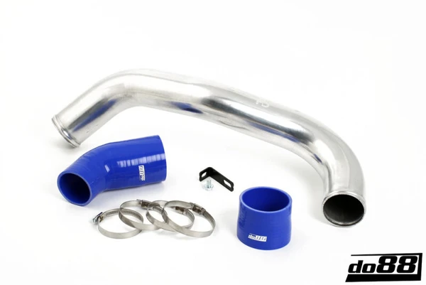 do88 Volvo C30/C70/S40/V50 Turbo 04-13 (13-) Inlet Pipe Blue Hoses - IR-V50-B Photo - Primary