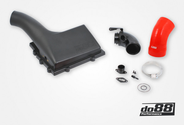 do88 VAG 1.8 2.0 TSI (MQB) V1 Intake System w/Inlet Pipe Red Hose - LF-120-R-130 Photo - Primary