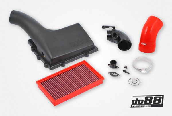 do88 VAG 1.8 2.0 TSI (MQB) V1 Intake System w/Inlet Pipe Red Hose Filter - LF-120-R-F-130 Photo - Primary