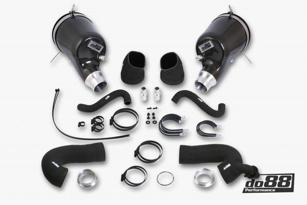 do88 Porsche 911 Carrera (992) Induction System 66mm Outlet w/Turbo Inlet Hoses - LF-160-ST-66-212 Photo - Primary
