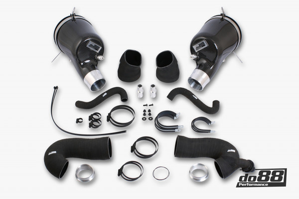 do88 Porsche 911 Carrera (992) Induction System 80mm Outlet w/Turbo Inlet Hoses - LF-160-ST-80-212 Photo - Primary