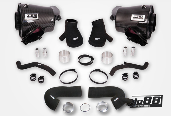 do88 Porsche 911 Turbo (992) Induction System 66mm Outlet w/Turbo Inlet Hoses - LF-210-ST-66-212 Photo - Primary