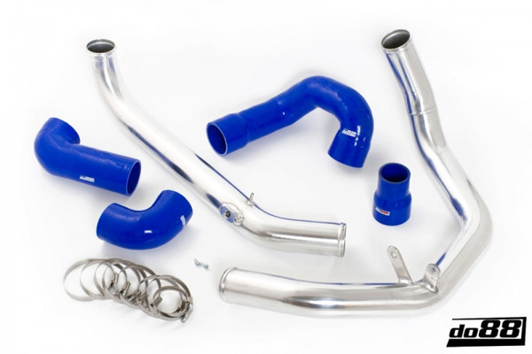 do88 SAAB 9-3 2.0T 2003- do88 Intercooler Pressure Pipes w/Blue Hoses - TR-120B-DO88 Photo - Primary