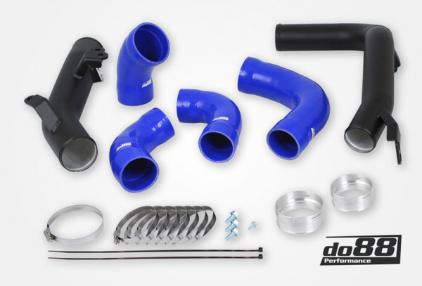 do88 Volvo S60 V60 XC60 V90 S90 XC90 SPA Pressure Pipes Petrol do88 Intercooler Blue Hoses - TR-260-P-DO88-B Photo - Primary