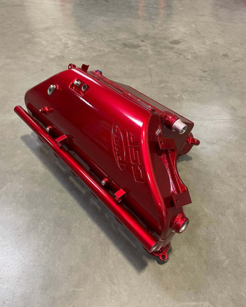 CSF BMW M2/M3/M4 S58 (G8X) Charge-Air Cooler Manifold - Candy Apple Red - 8233CAR Photo - Primary