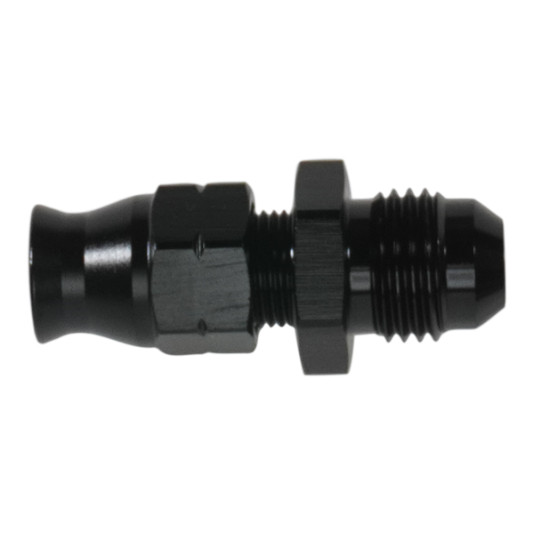 DeatschWerks 6AN Male Flare To 1/4in Hardline Compression Adapter - 6-02-0150-B Photo - Primary