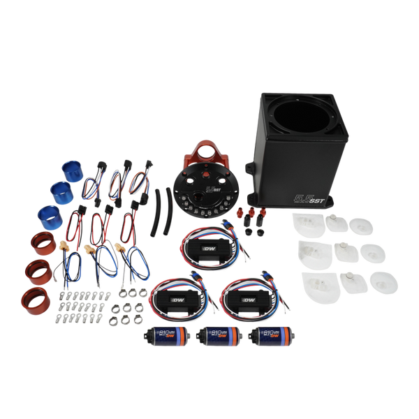 DeatschWerks 5.5L Staged Surge Tank w/ 3 DW810 Brushless Fuel Pumps - 6-811-55ST Photo - Primary