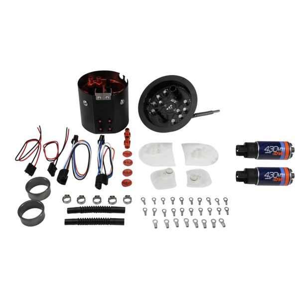DeatschWerks 06-13 BMW E9X/E8X X2 Dual Pump Module w/ Dual DW430 Fuel Pumps - 9-437-7071 Photo - Primary
