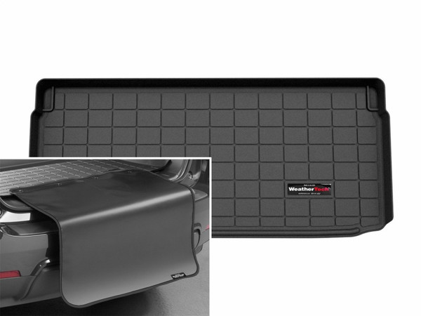 WeatherTech 25-25 MINI Hardtop 2 door Behind 3rd Row Cargo Liner w/Bumper Protector - Black - 401792SK Photo - Primary
