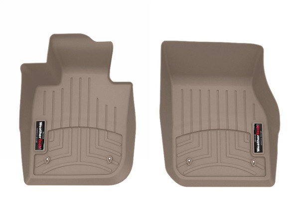 WeatherTech 25-25 MINI Convertible 1st Row Front FloorLiner - Tan - 4518931 Photo - Primary