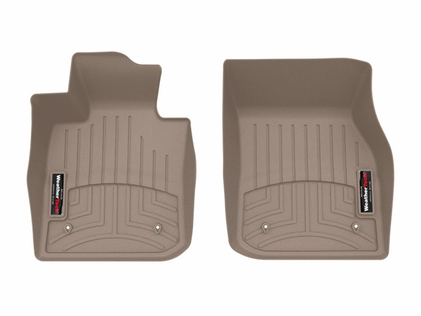 WeatherTech 25-25 MINI Hardtop 1st Row Front FloorLiner - Tan - 4519131 Photo - Primary