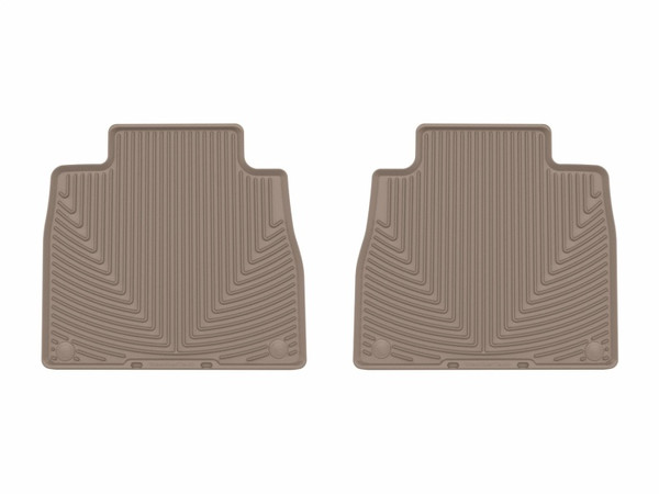 WeatherTech 20-25 Mercedes-Benz AMG GLS 63 SUV 2nd Row Rear All-Weather Floor Mats - Tan - W691TN Photo - Primary