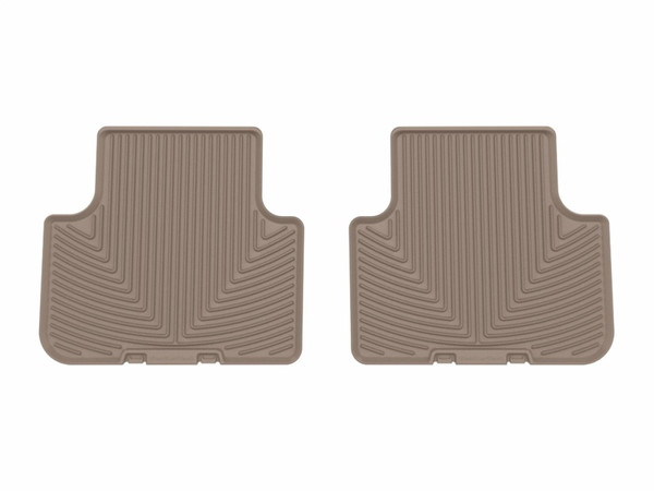 WeatherTech 17-25 Audi Q7 2nd Row Rear All-Weather Floor Mats - Tan - W692TN Photo - Primary