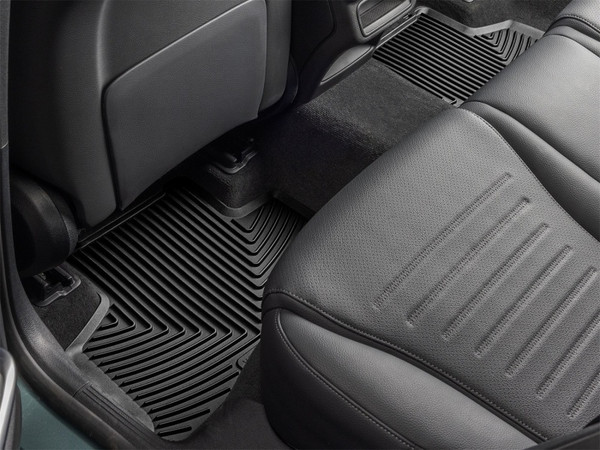 WeatherTech 24-26 Mercedes-Benz AMG GLC 43 Coupe 2nd Row Rear All-Weather Floor Mats - Black - W701 Photo - Primary