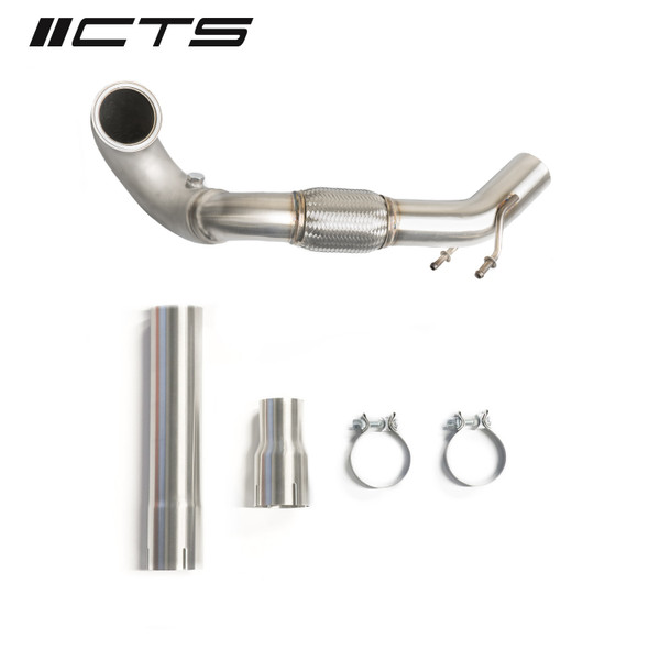 CTS TURBO MQB FWD EXHAUST DOWNPIPE (MK7/MK7.5 GOLF, GTI, GLI, A3 FWD) - CTS-EXH-DP-0014