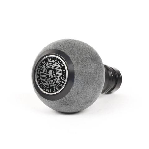 BFI GS2 Heavy Weight Shift Knob - Gray Alcantara - Black Anodized (VW/Audi Manual) - GS2SUF