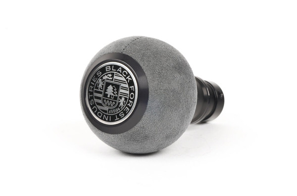 BFI GS2 Heavy Weight Shift Knob - Gray Alcantara - Black Anodized (VW/Audi DSG/Auto) - GS2DGSUF