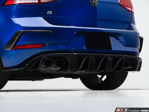 MK7.5 Golf R Gloss Black Rear Diffuser - ES#3988189