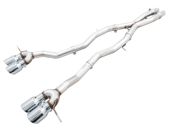 AWE Track Edition Catback Exhaust for BMW G8X M3/M4 - Chrome Silver Tips - 3020-43482 Photo - Primary