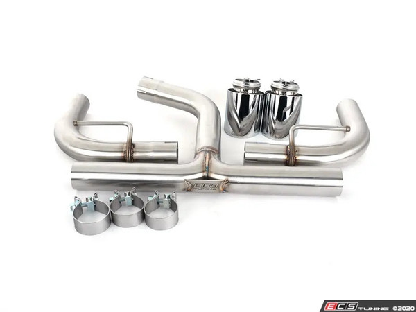 MK7.5 GTI (2018) Muffler Delete Kit - With 4.0" Chrome Tips - ES#4381995