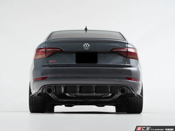 MK7 Jetta GLI Rear Diffuser Kit - Gloss Black - ES#4349026