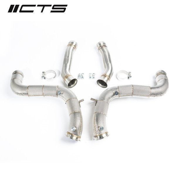 CTS TURBO MERCEDES-BENZ AMG W205/M177 C63/63S DOWNPIPES - CTS-EXH-DP-0030