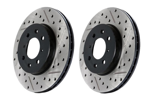 Centric C-TEK 12-15 Mercedes-Benz ML63 AMG High Carbon OE Design Slotted / Drilled 1PC Brake Rotor - 127.35129 Photo - Primary