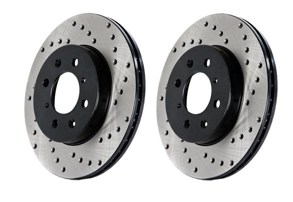 Centric 03-04 Audi RS6 Drilled Right Front OE Design Brake Rotor - 128.33081 Photo - Primary