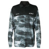 JetPilot VENTURE MENS LS FISHING POLO GREEN CAMO