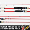 13 Fishing Code Red Travel Fishing Rods
