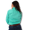 Ringers Western Pentecost River Womens Half Button Work Shirt - Mint