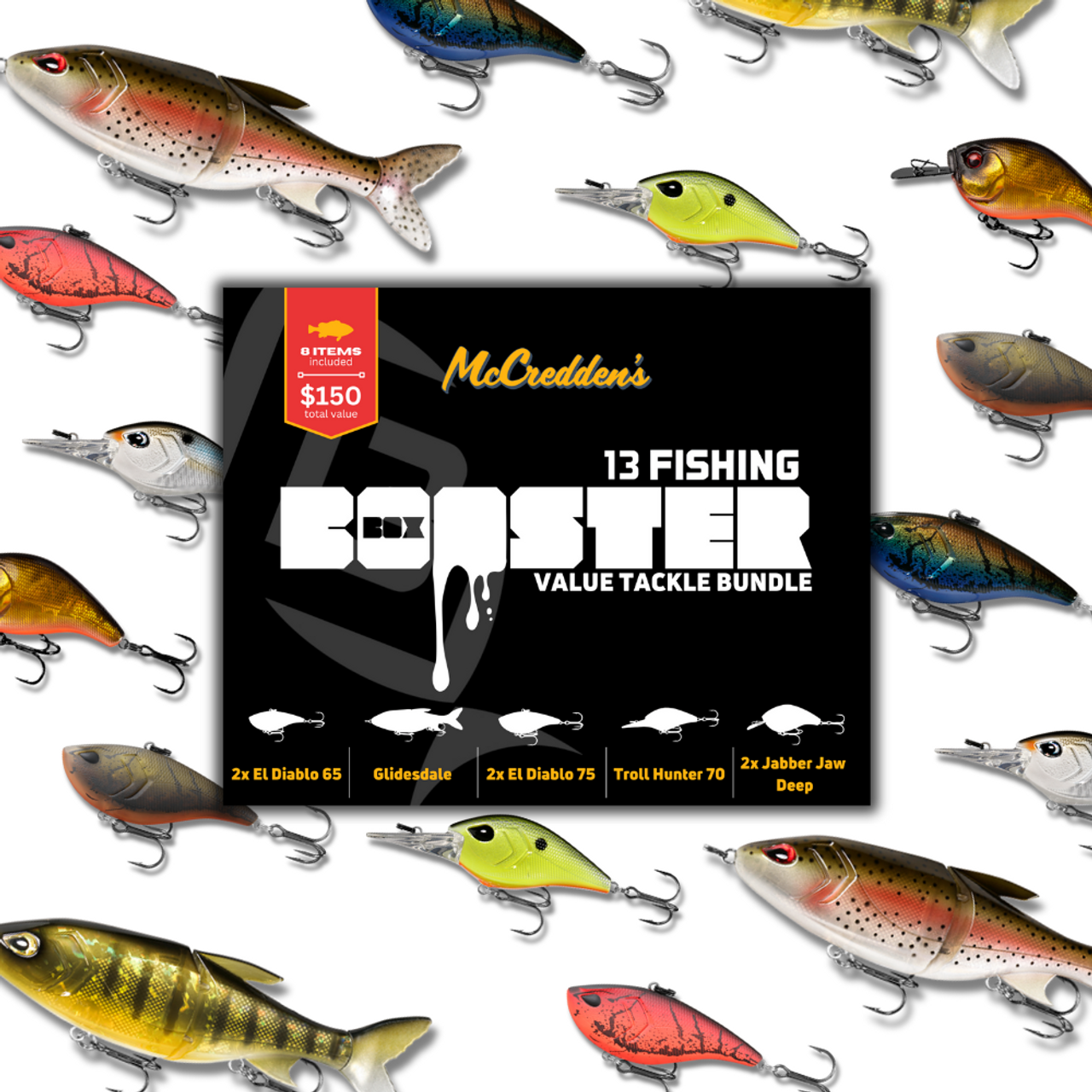 Booster Box - 13 Fishing VALUE Tackle Bundle - McCredden's