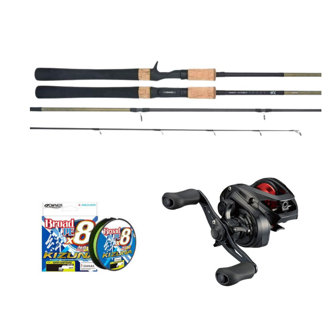 DAIWA PR100 / Legalis 661MHFB 5-9kg Baitcast Combo - McCredden's