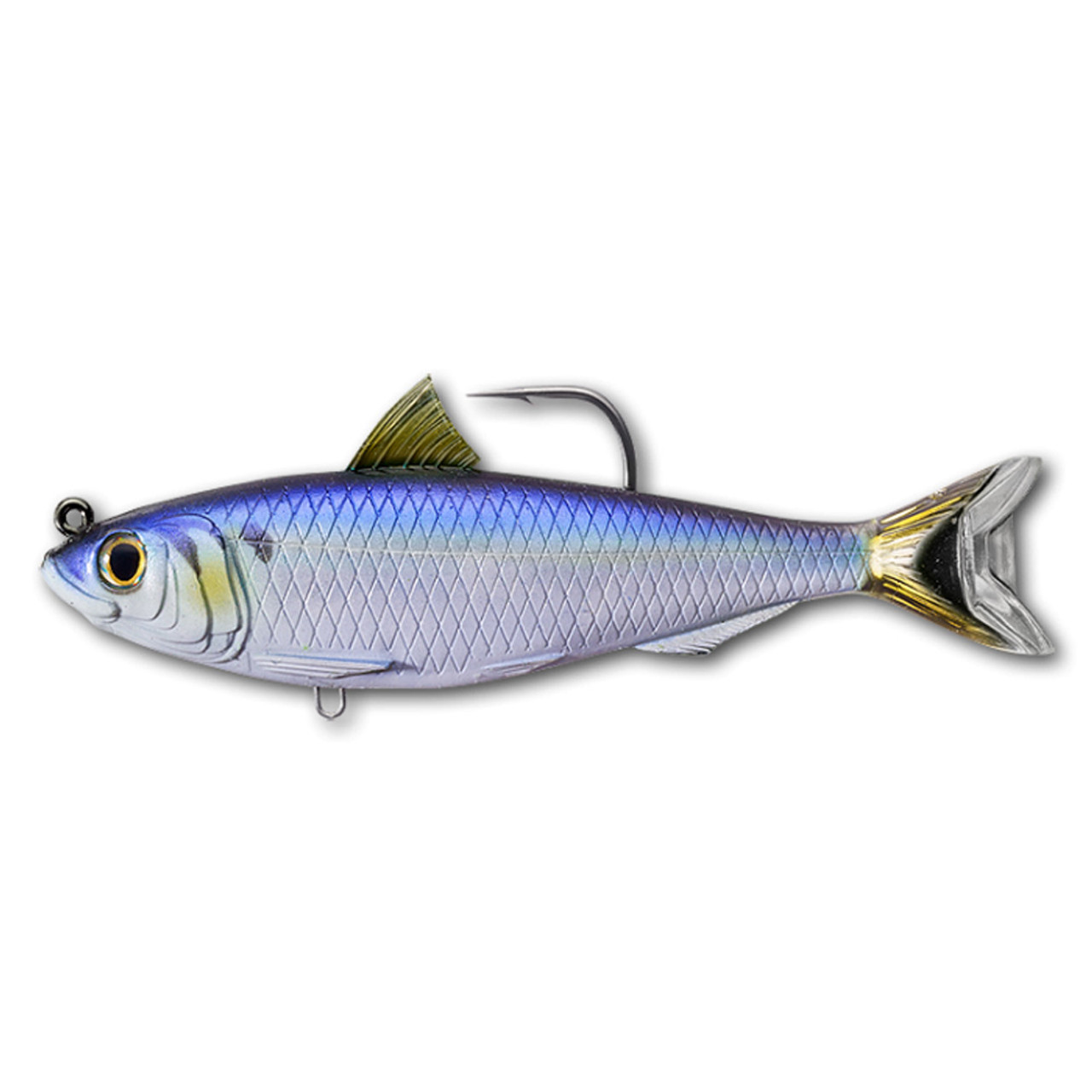 LiveTarget Golden Shiner Swimbait Gold / Black