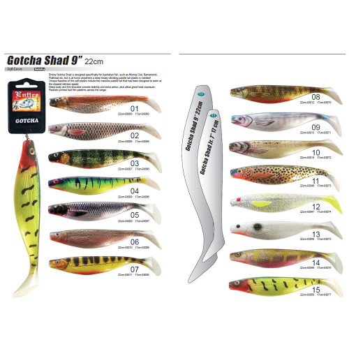 Gotcha Shad 9"-22cm Lure